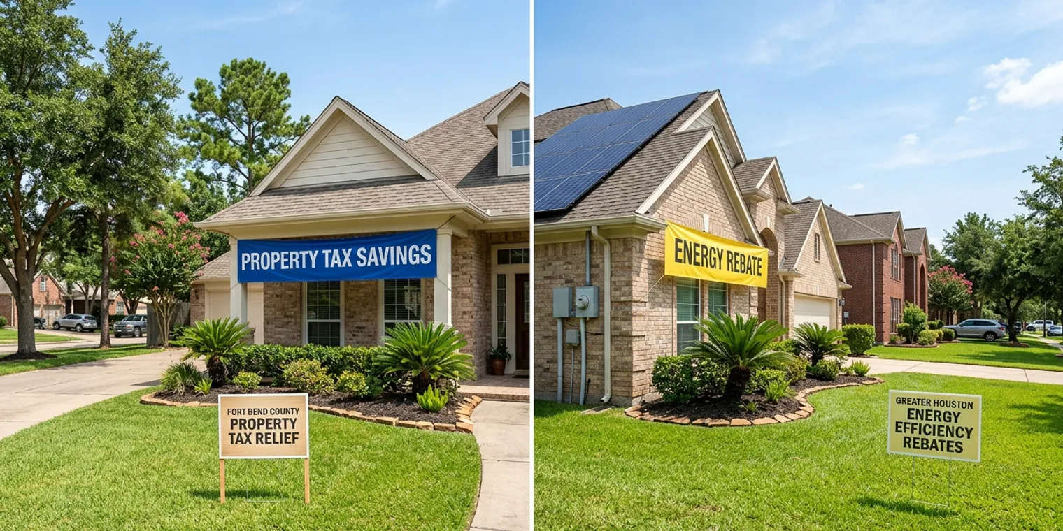 Houston Property Tax and Energy Rebate Checks for 2026