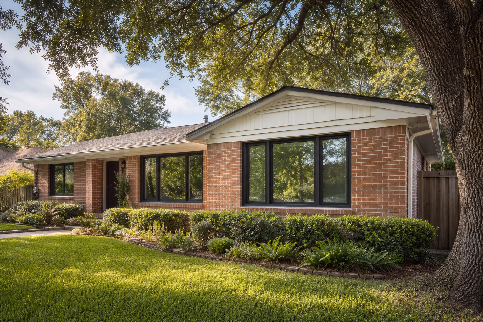 Representative Pasadena-area home with energy-efficient replacement windows