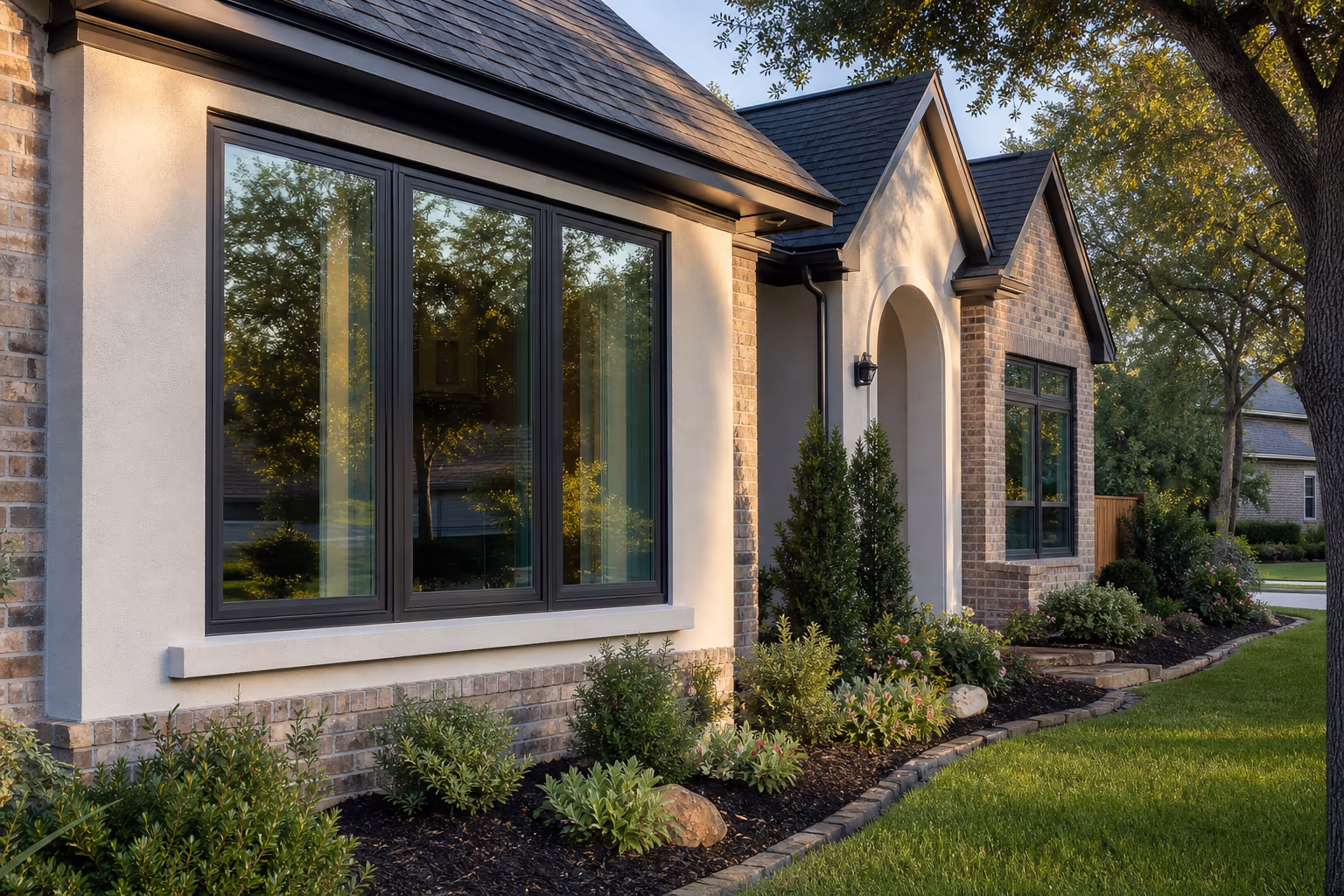 Representative Stafford-area home with energy-efficient replacement windows